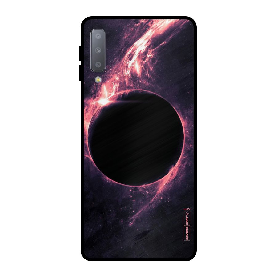 Exotic Design Metal Back Case for Galaxy A7 (2018)