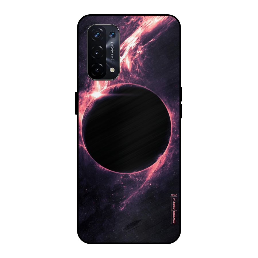 Exotic Design Metal Back Case for Oppo A74 5G