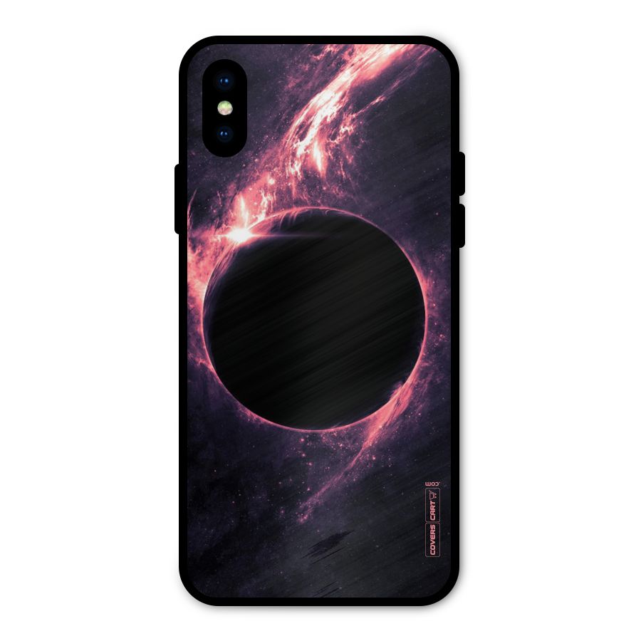 Exotic Design Metal Back Case for iPhone XS