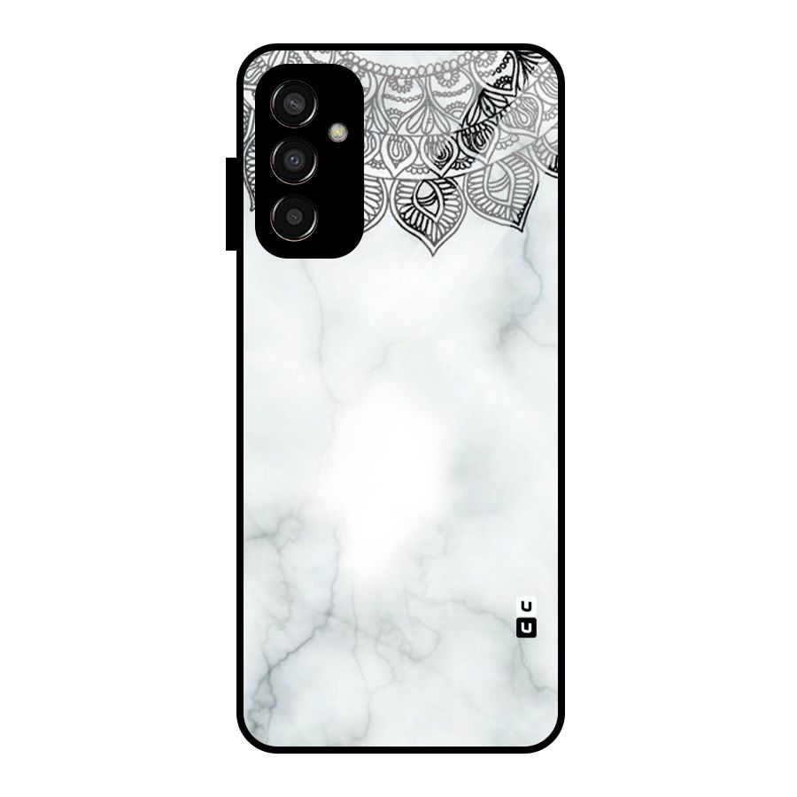 Exotic Marble Pattern Glass Back Case for Galaxy F13