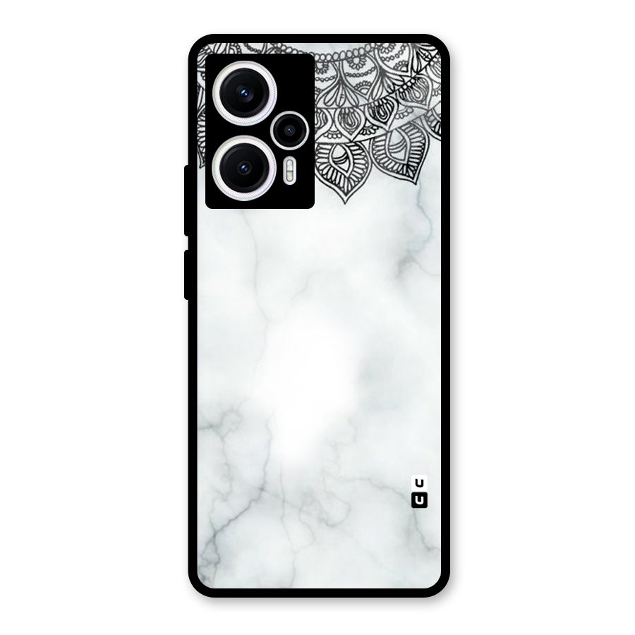Exotic Marble Pattern Glass Back Case for Poco F5