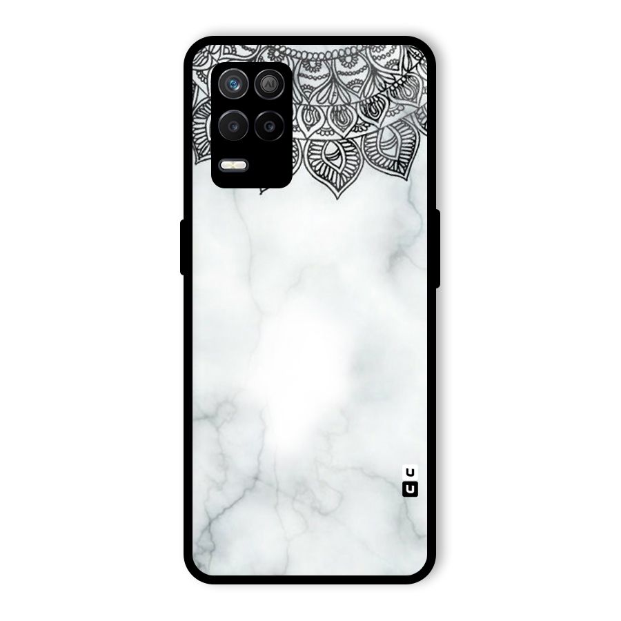 Exotic Marble Pattern Glass Back Case for Realme 8s 5G