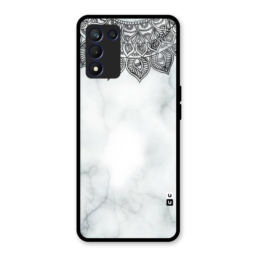 Exotic Marble Pattern Glass Back Case for Realme 9 5G Speed
