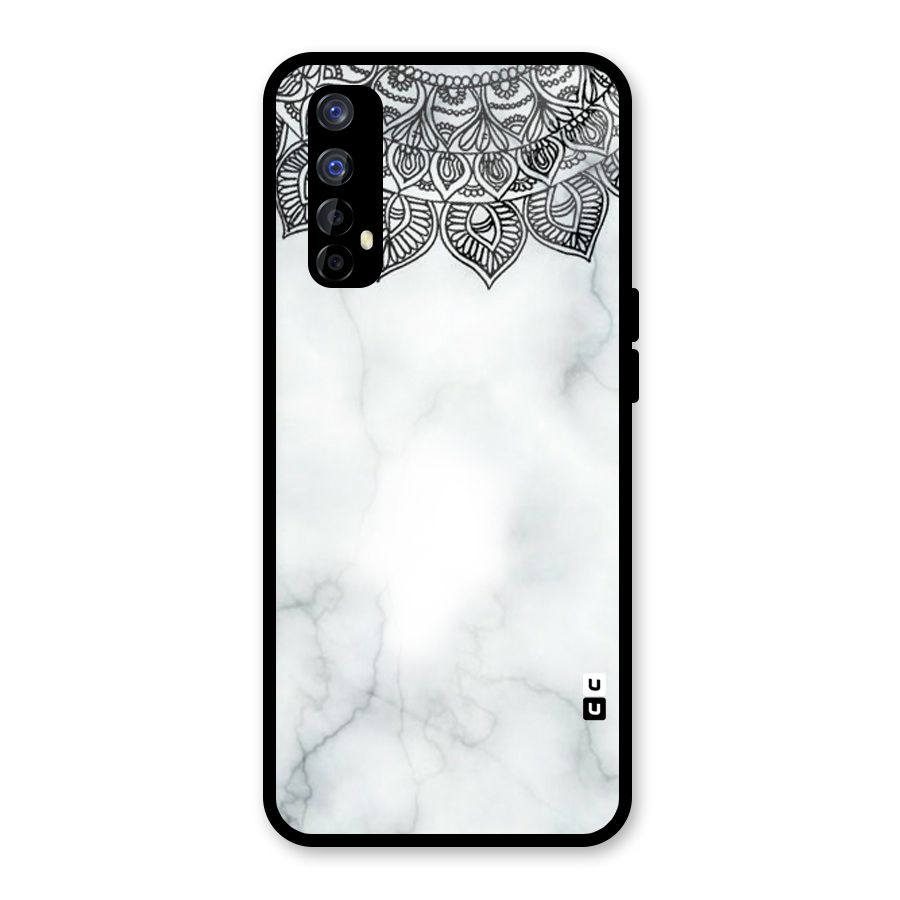 Exotic Marble Pattern Glass Back Case for Realme Narzo 20 Pro
