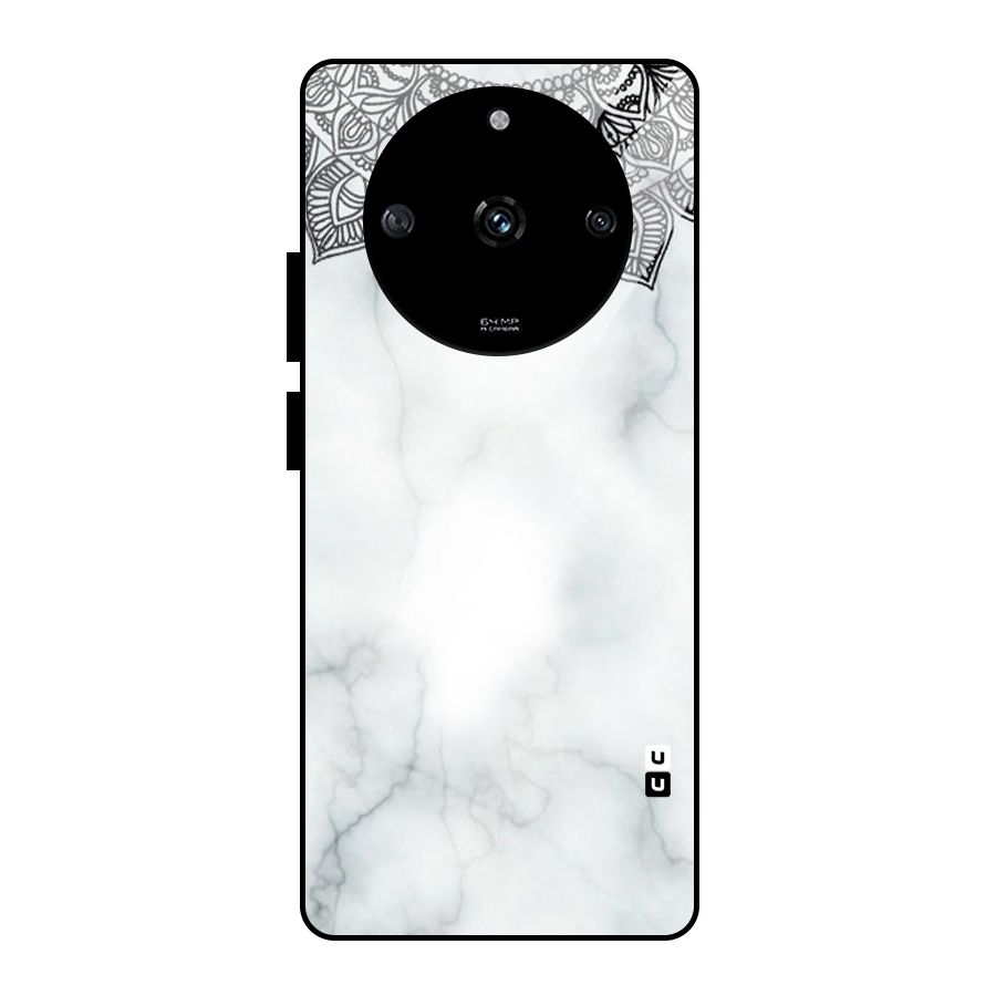 Exotic Marble Pattern Glass Back Case for Realme Narzo 60 5G