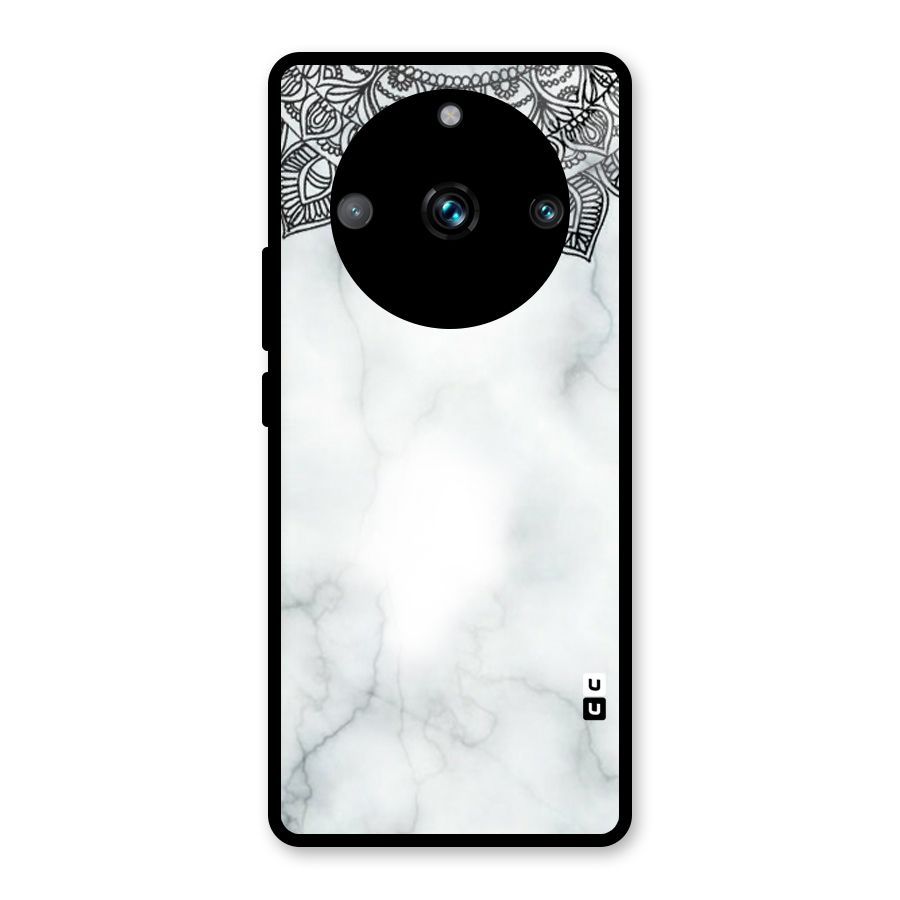 Exotic Marble Pattern Glass Back Case for Realme Narzo 60 Pro