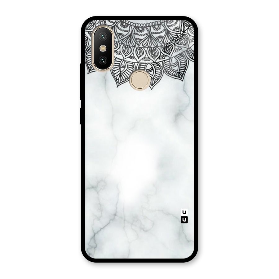 Exotic Marble Pattern Glass Back Case for Redmi A2