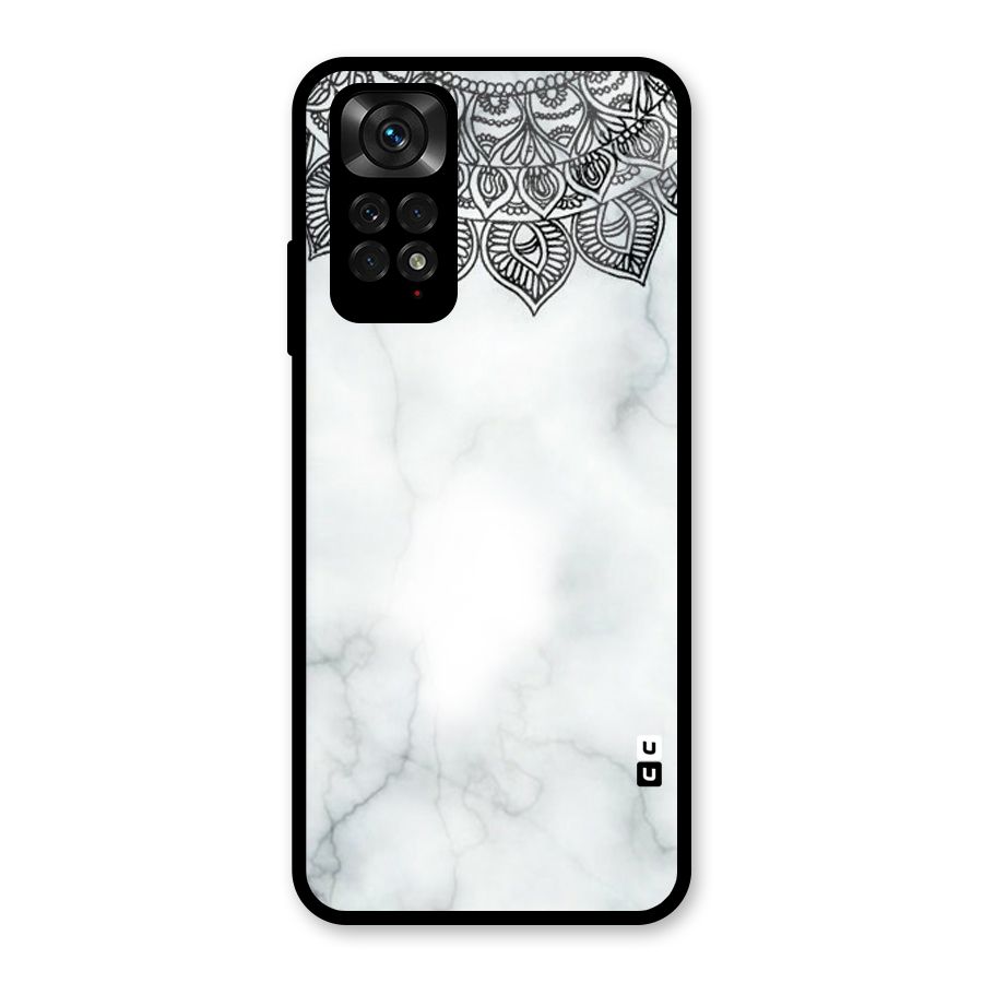Exotic Marble Pattern Glass Back Case for Redmi Note 11S