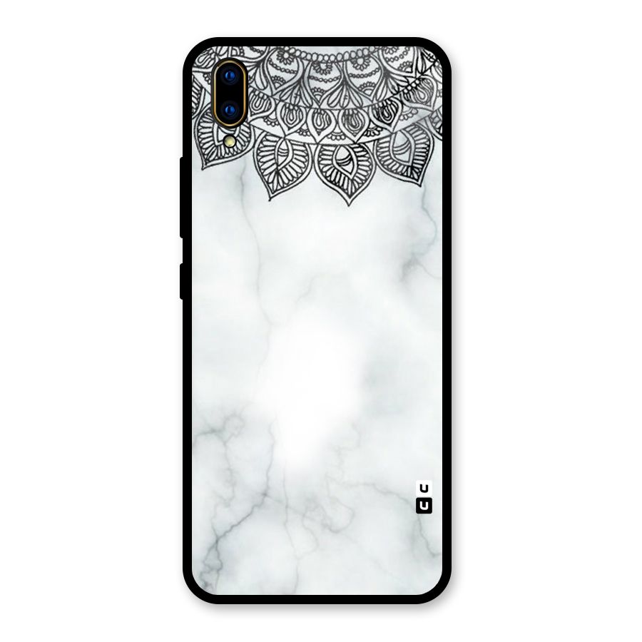 Exotic Marble Pattern Glass Back Case for Vivo V11 Pro