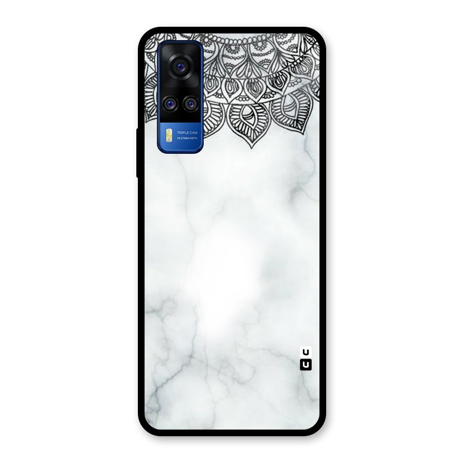 Exotic Marble Pattern Glass Back Case for Vivo Y31