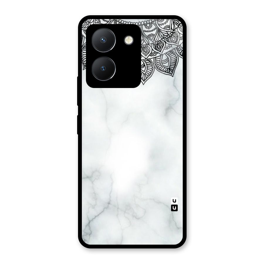 Exotic Marble Pattern Glass Back Case for Vivo Y36