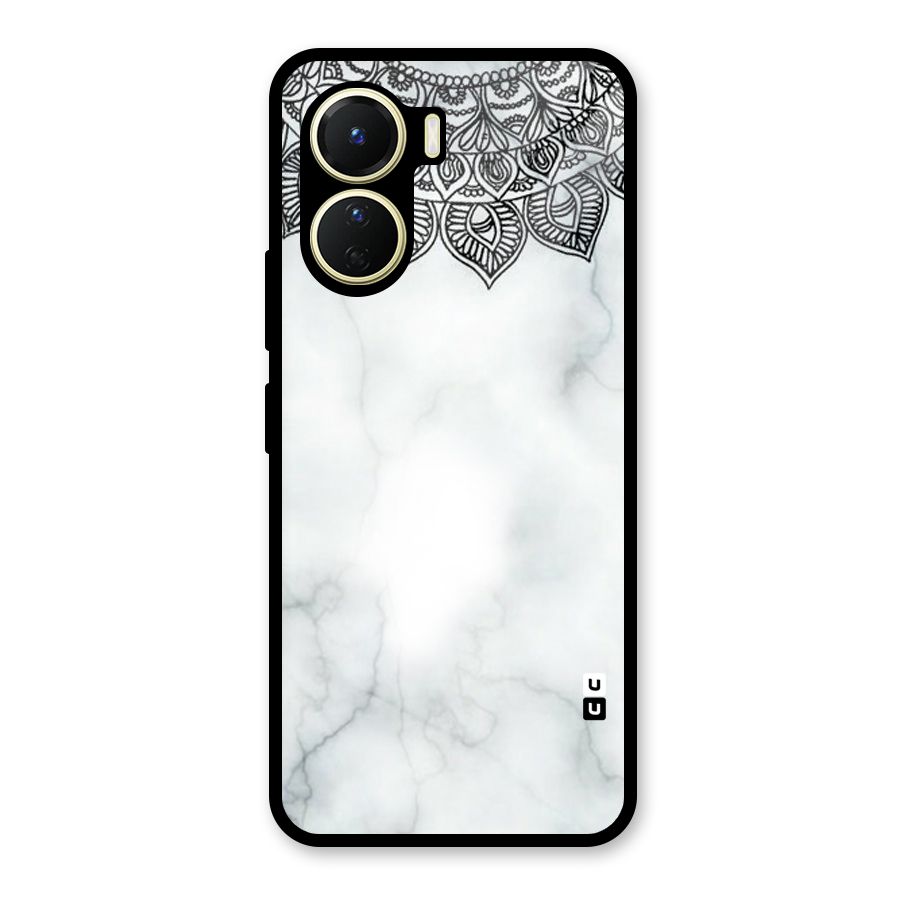 Exotic Marble Pattern Glass Back Case for Vivo Y56