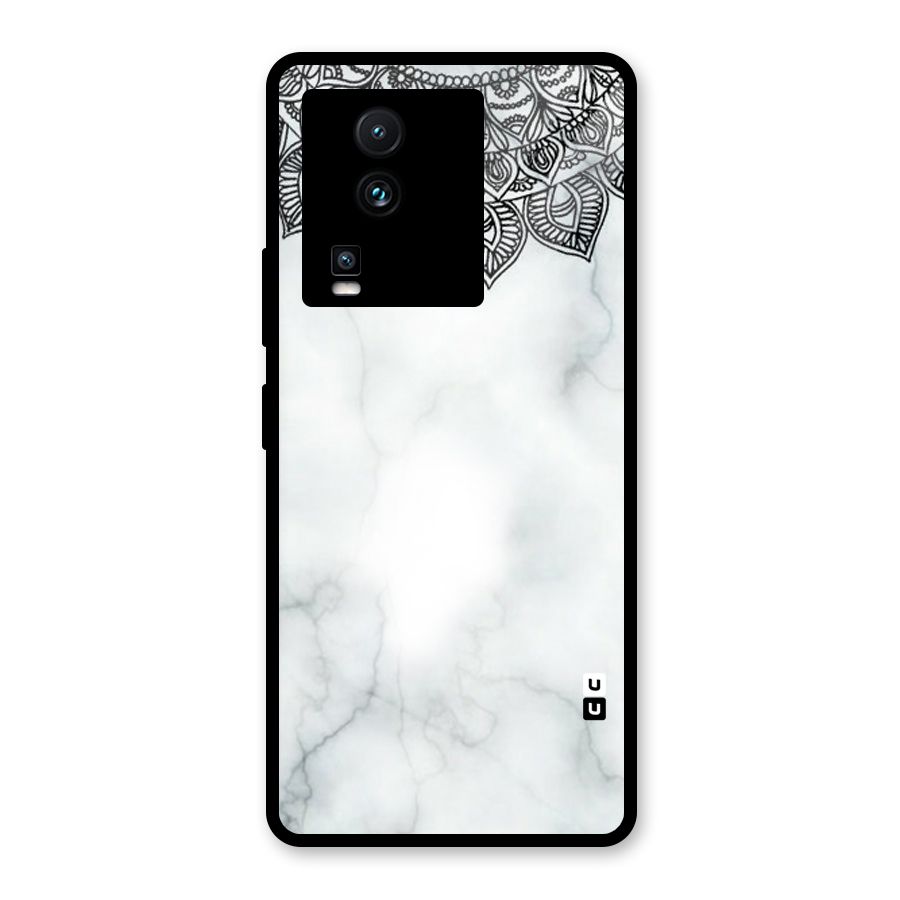 Exotic Marble Pattern Glass Back Case for Vivo iQOO Neo 7
