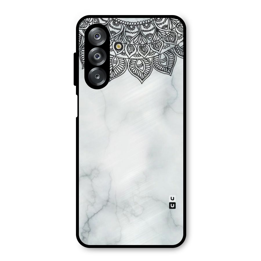Exotic Marble Pattern Metal Back Case for Galaxy A26