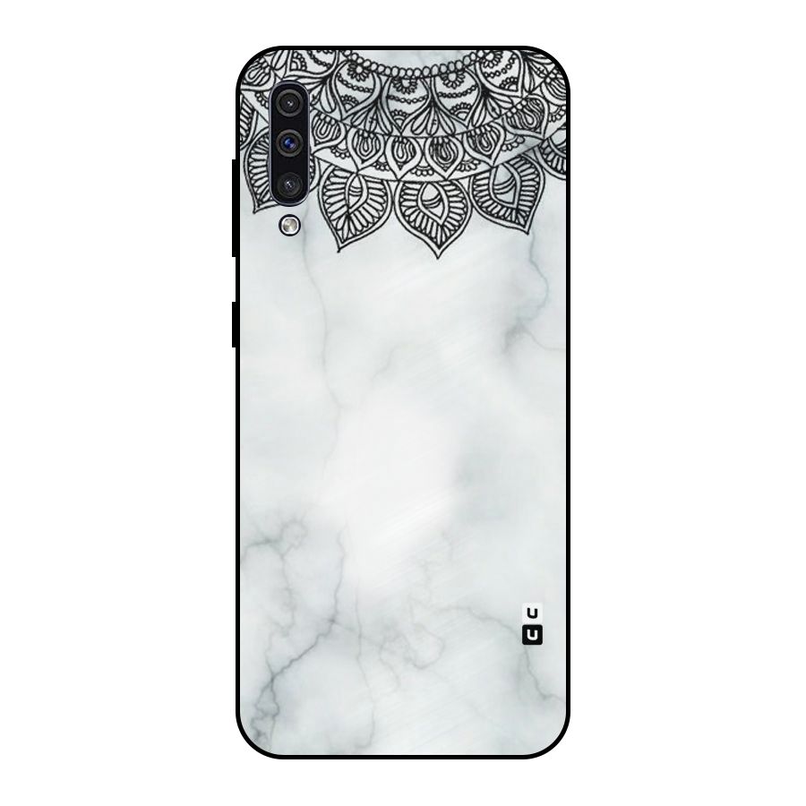 Exotic Marble Pattern Metal Back Case for Galaxy A50s