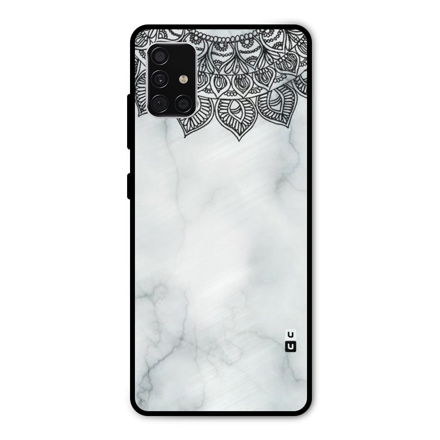 Exotic Marble Pattern Metal Back Case for Galaxy A51
