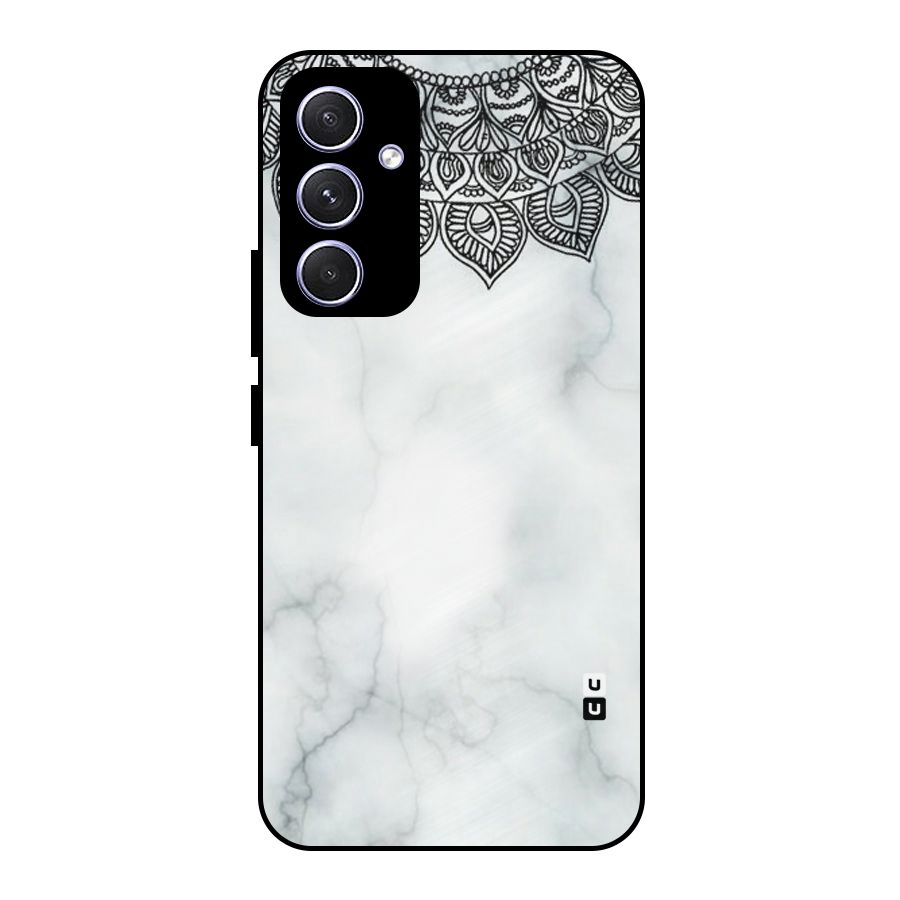 Exotic Marble Pattern Metal Back Case for Galaxy A54