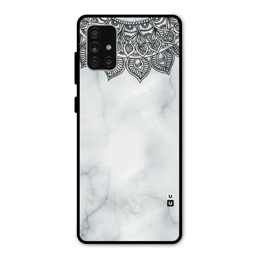 Exotic Marble Pattern Metal Back Case for Galaxy A71