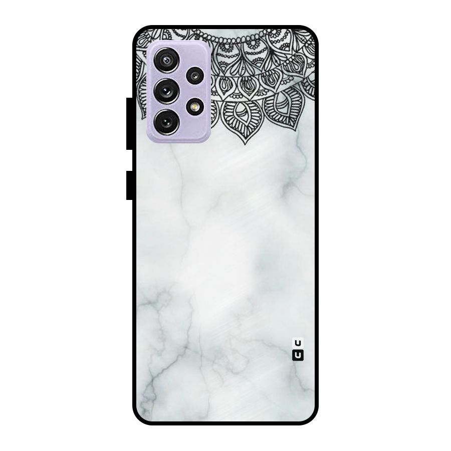 Exotic Marble Pattern Metal Back Case for Galaxy A72