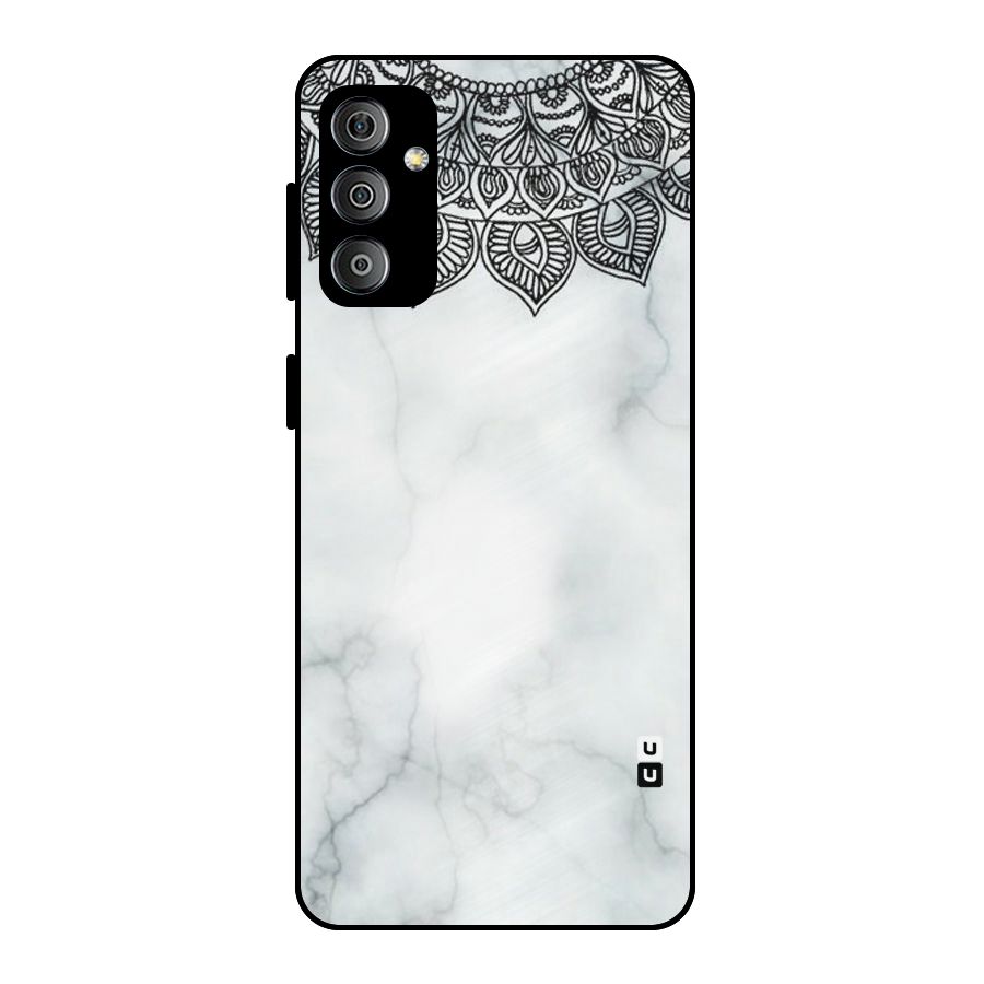 Exotic Marble Pattern Metal Back Case for Galaxy F23