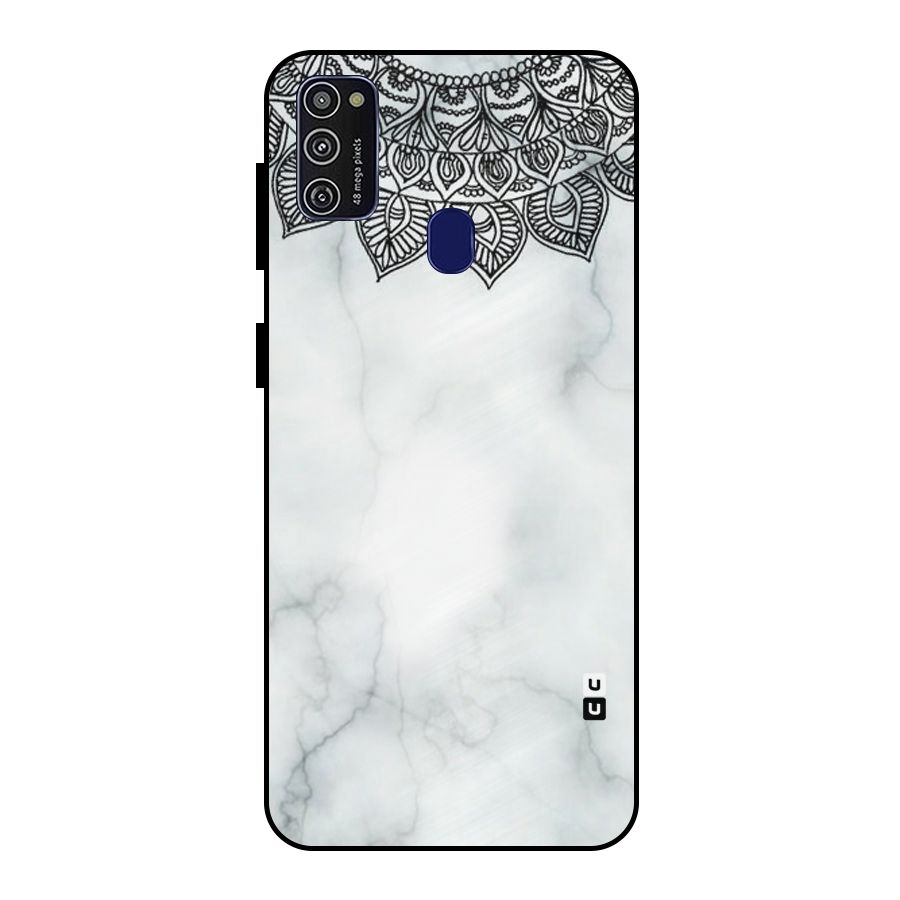 Exotic Marble Pattern Metal Back Case for Galaxy M21