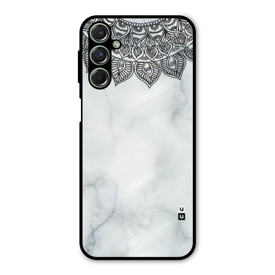 Exotic Marble Pattern Metal Back Case for Galaxy M34