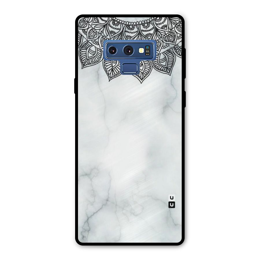 Exotic Marble Pattern Metal Back Case for Galaxy Note 9