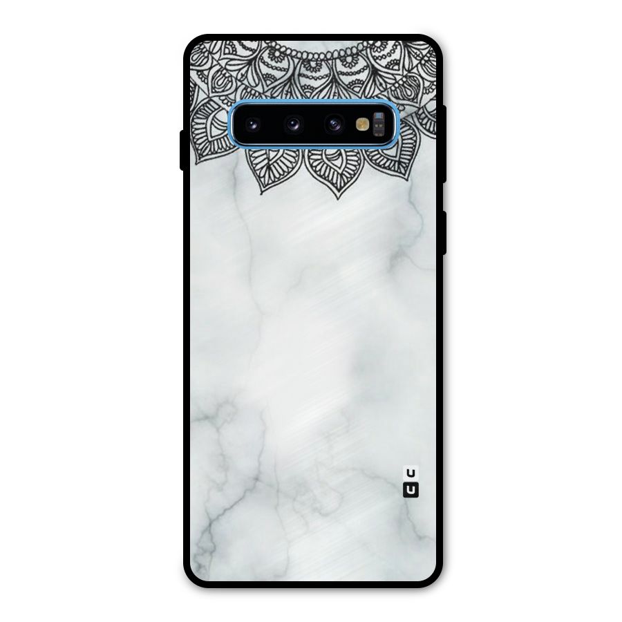 Exotic Marble Pattern Metal Back Case for Galaxy S10