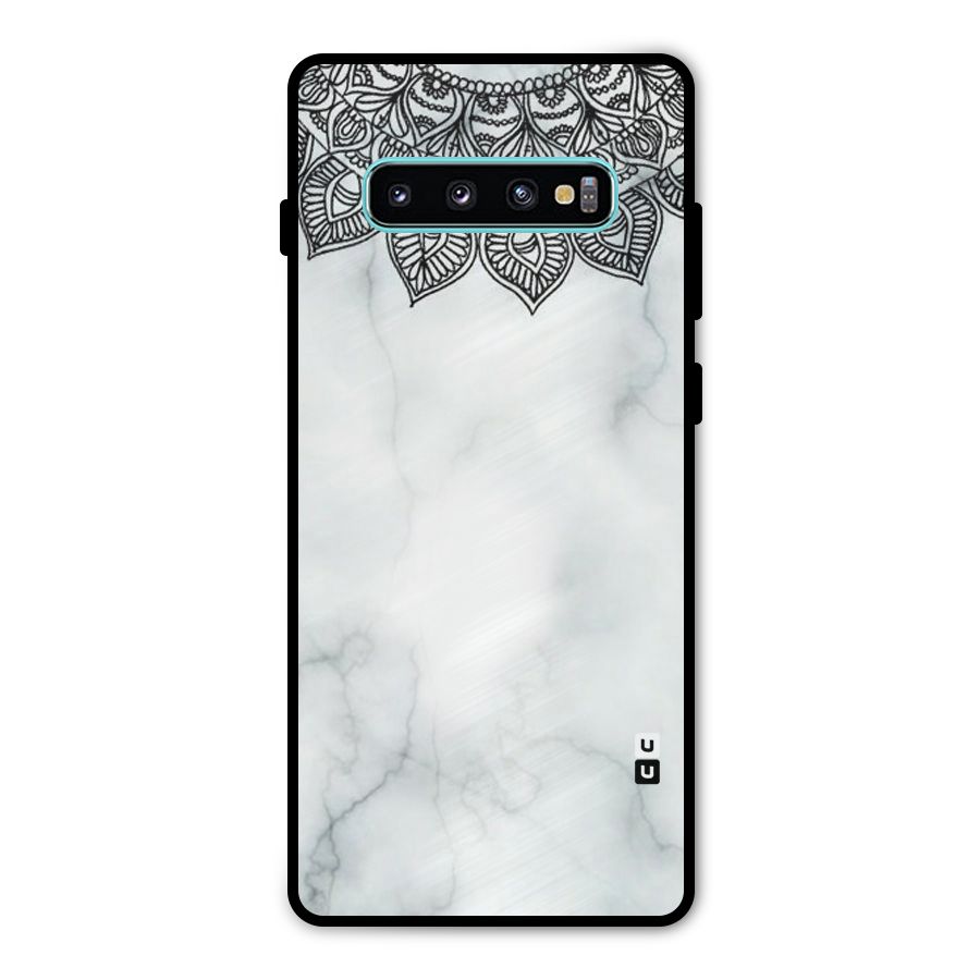 Exotic Marble Pattern Metal Back Case for Galaxy S10 Plus