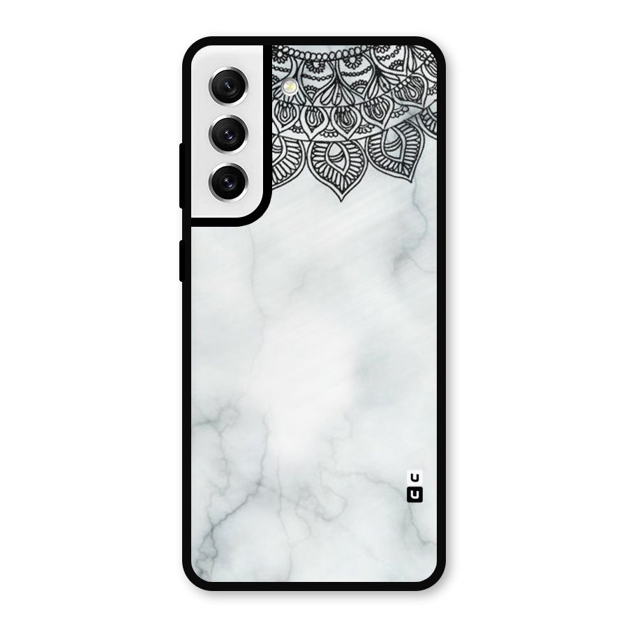 Exotic Marble Pattern Metal Back Case for Galaxy S21 FE 5G