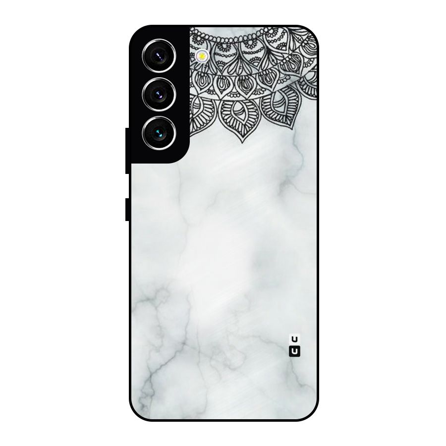 Exotic Marble Pattern Metal Back Case for Galaxy S22 5G