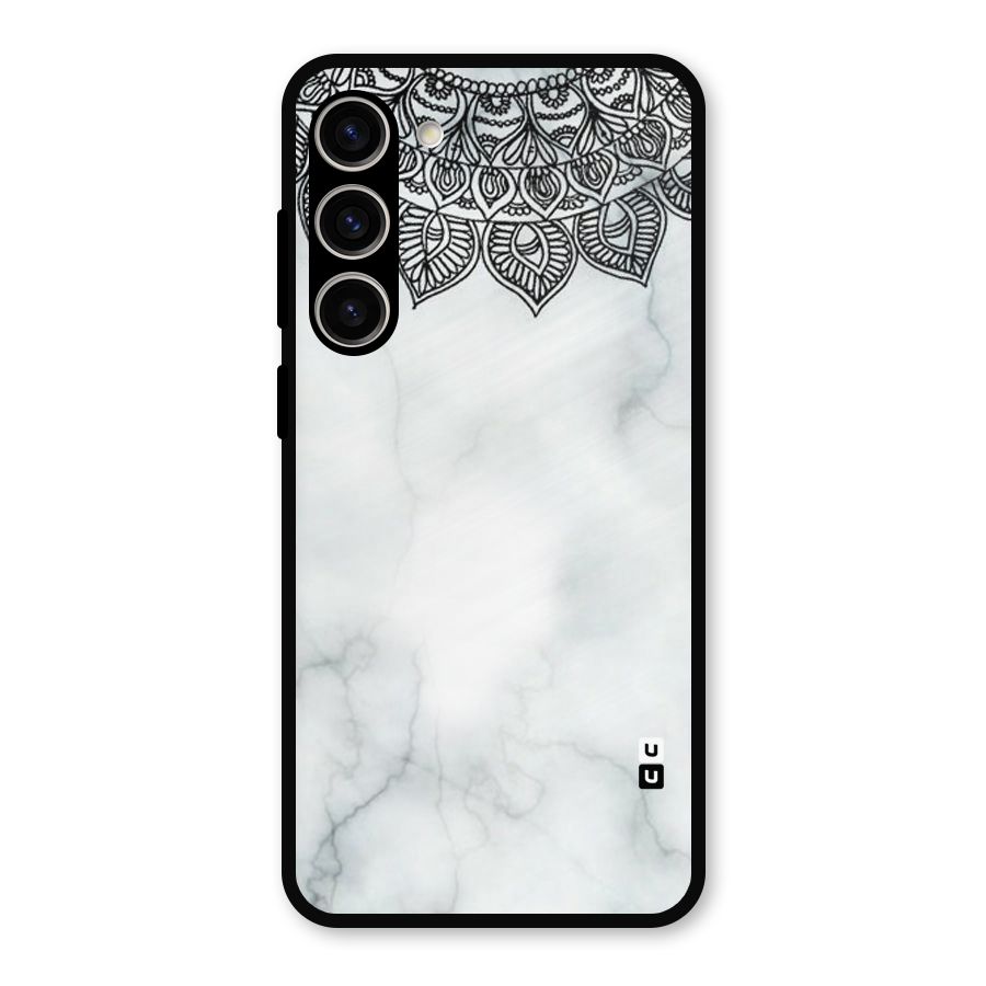 Exotic Marble Pattern Metal Back Case for Galaxy S23 Plus
