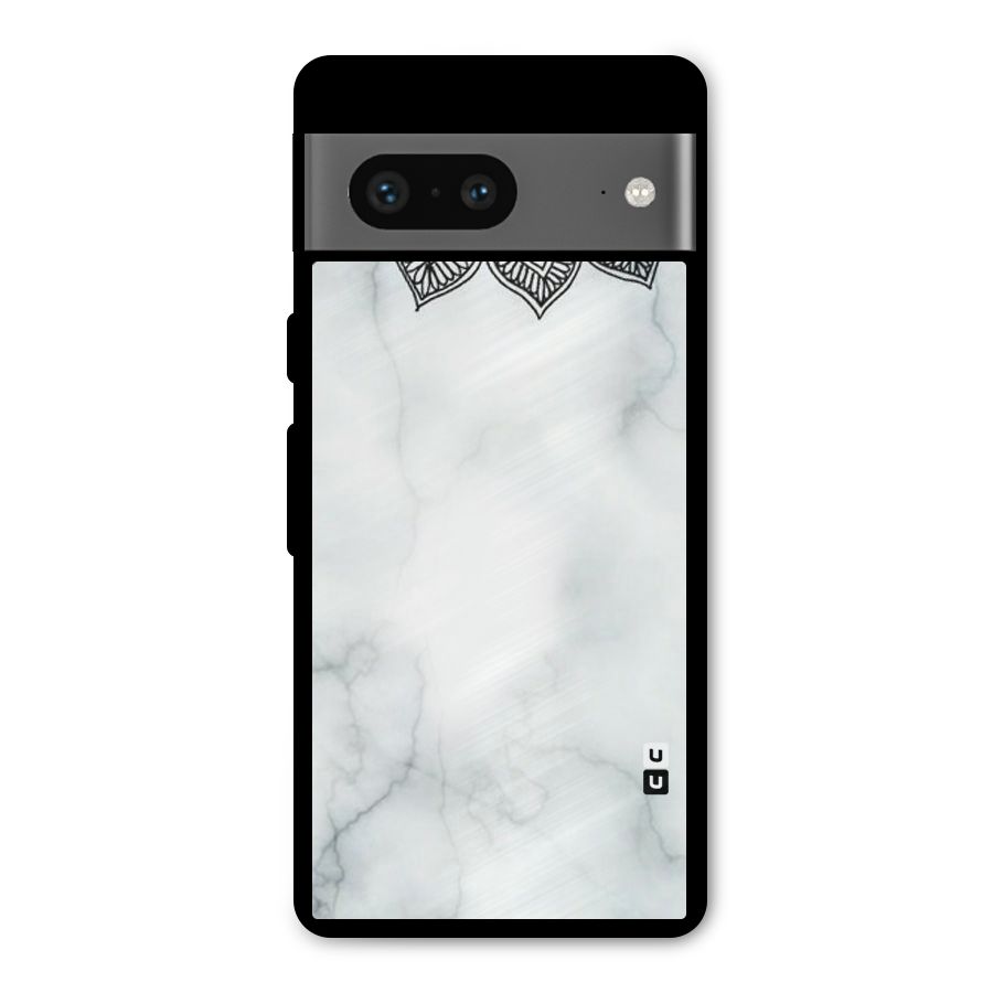 Exotic Marble Pattern Metal Back Case for Google Pixel 7