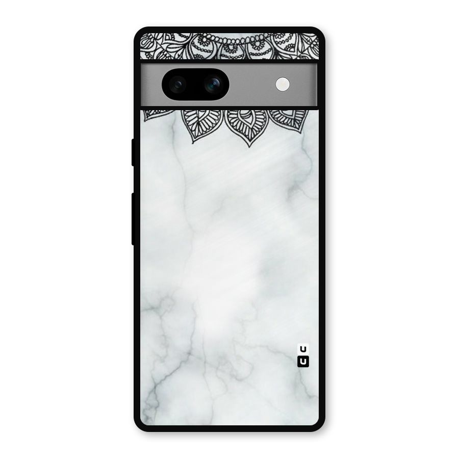 Exotic Marble Pattern Metal Back Case for Google Pixel 7a