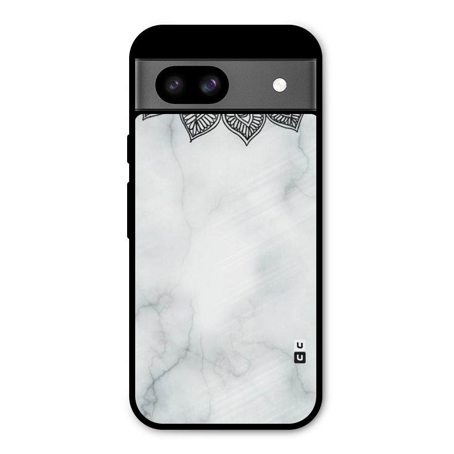 Exotic Marble Pattern Metal Back Case for Google Pixel 8a