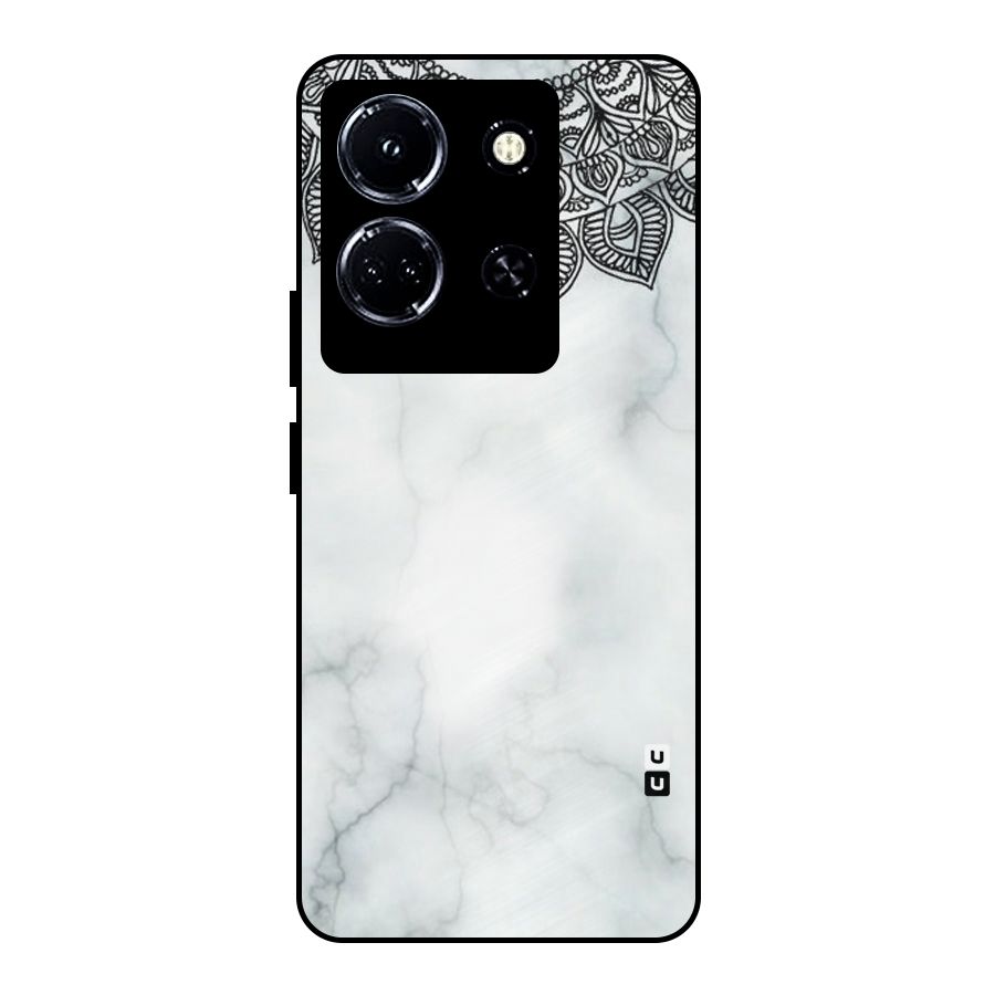 Exotic Marble Pattern Metal Back Case for Infinix Note 30 5G