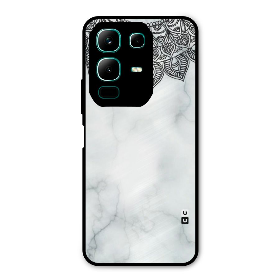 Exotic Marble Pattern Metal Back Case for Infinix Note 50x