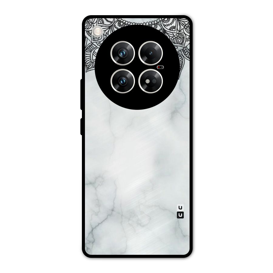 Exotic Marble Pattern Metal Back Case for Infinix Zero 40 5G