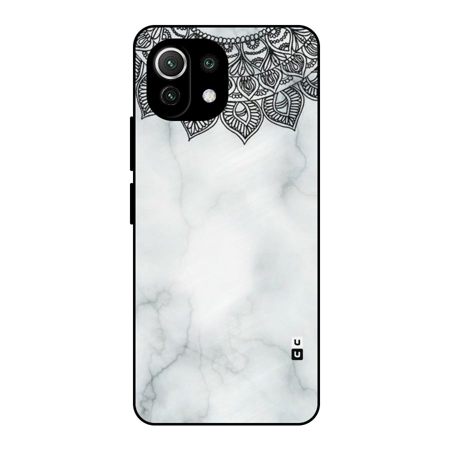 Exotic Marble Pattern Metal Back Case for Mi 11 Lite