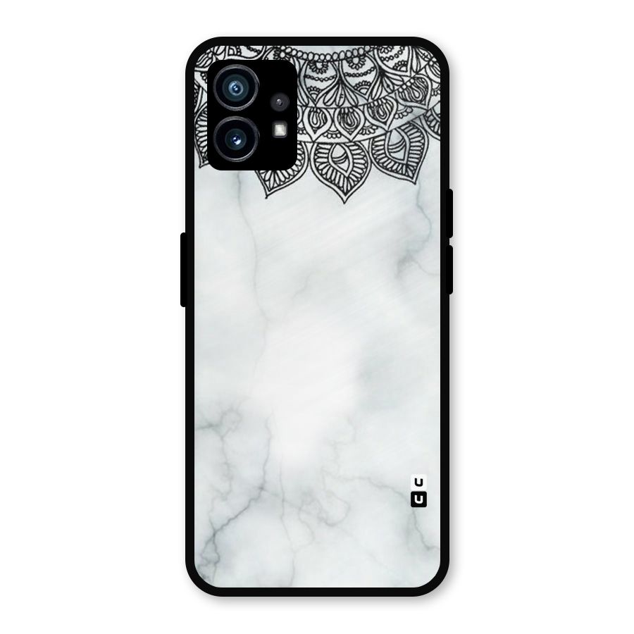 Exotic Marble Pattern Metal Back Case for Nothing Phone 1