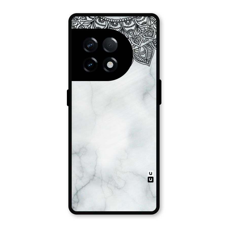 Exotic Marble Pattern Metal Back Case for OnePlus 11R