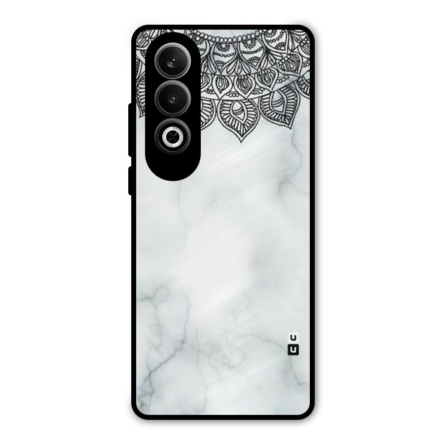Exotic Marble Pattern Metal Back Case for OnePlus Nord CE4