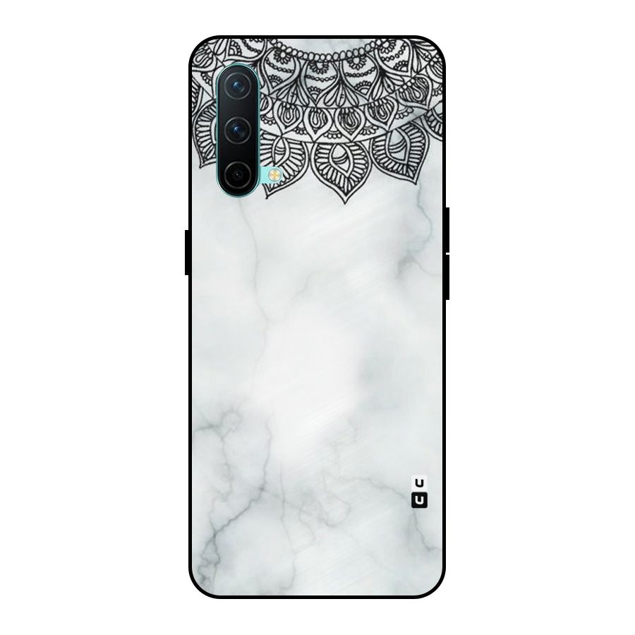 Exotic Marble Pattern Metal Back Case for OnePlus Nord CE 5G