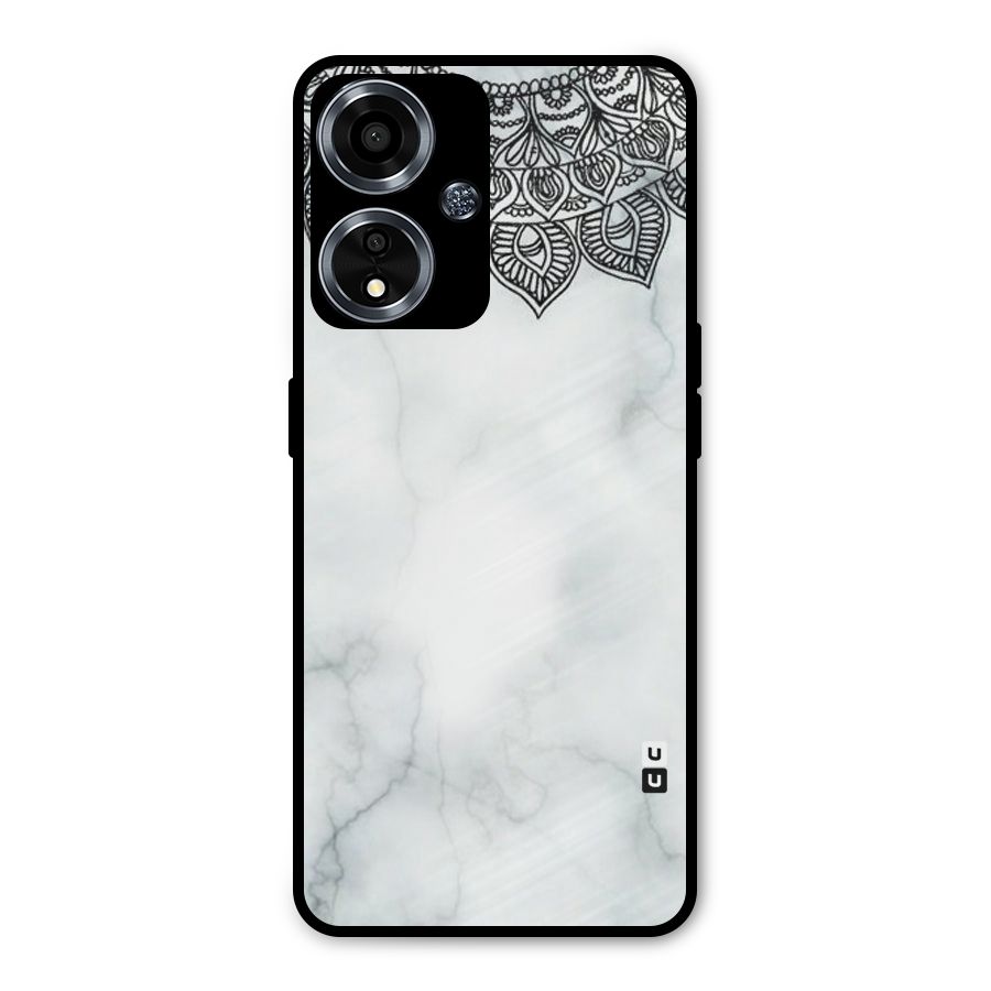 Exotic Marble Pattern Metal Back Case for Oppo A59
