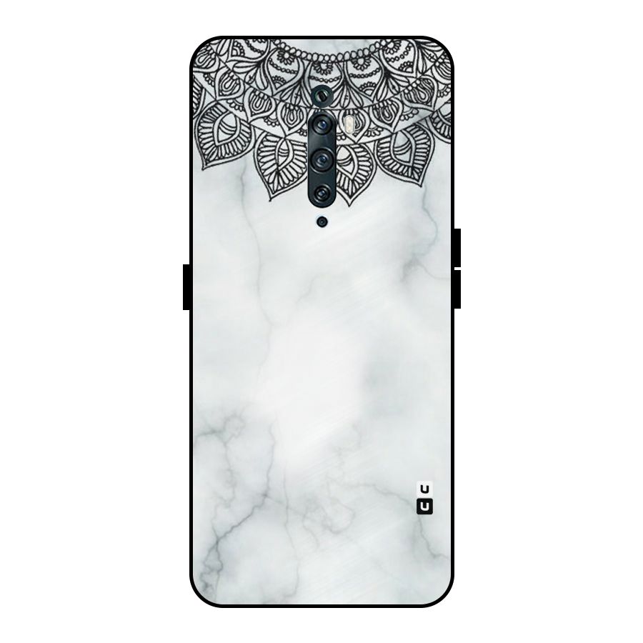 Exotic Marble Pattern Metal Back Case for Oppo Reno2 Z
