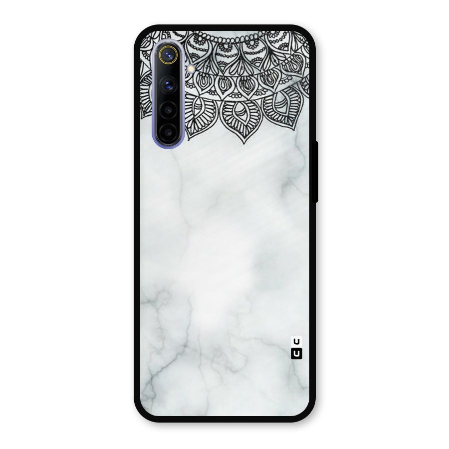 Exotic Marble Pattern Metal Back Case for Realme 6i