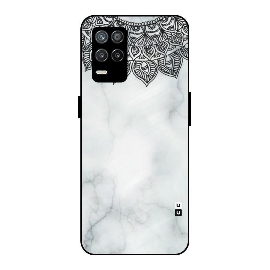 Exotic Marble Pattern Metal Back Case for Realme 8s 5G