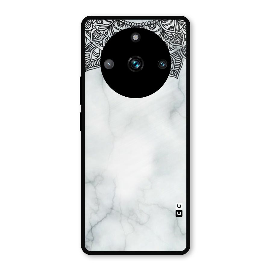 Exotic Marble Pattern Metal Back Case for Realme Narzo 60 Pro