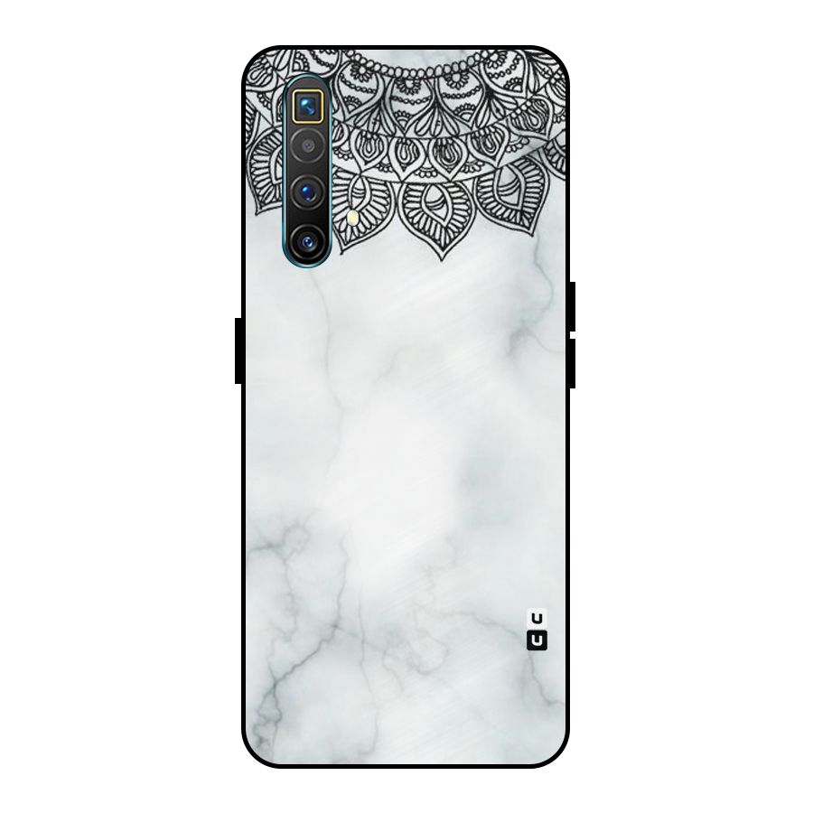 Exotic Marble Pattern Metal Back Case for Realme X3