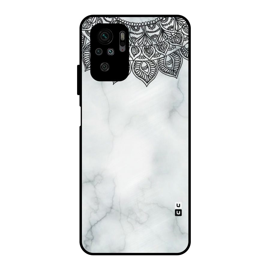 Exotic Marble Pattern Metal Back Case for Redmi Note 10S